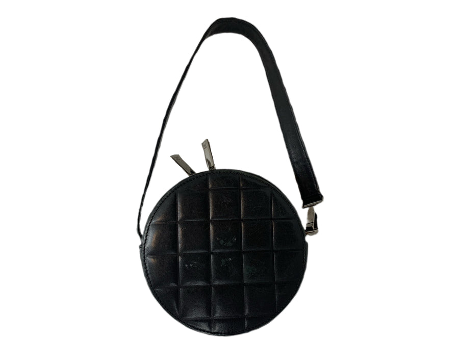 1989-1991 Lambskin Quilted Round Bag