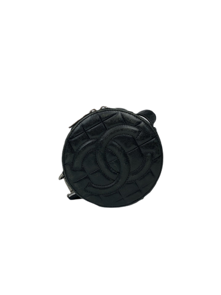 1989-1991 Lambskin Quilted Round Bag